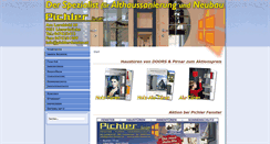 Desktop Screenshot of pichler-fenster.at